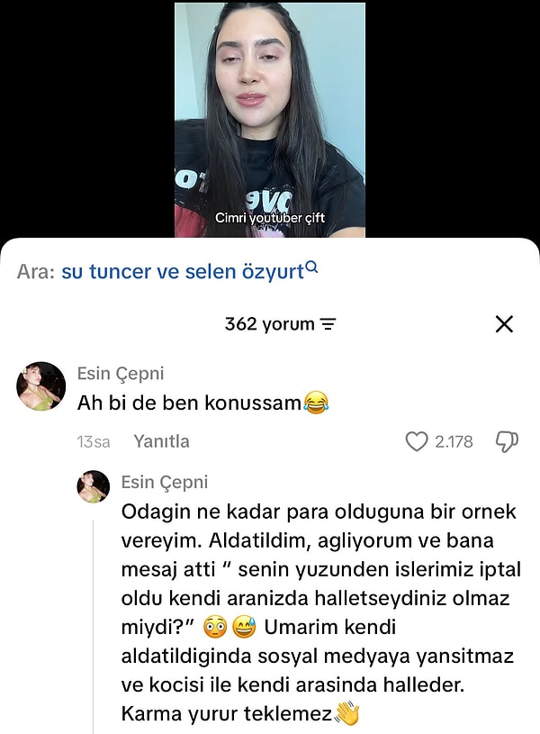 İşte Esin Çepni'nin Atakan Özyurt ve eşi Selen Özyurt hakkındaki o iddiaları: