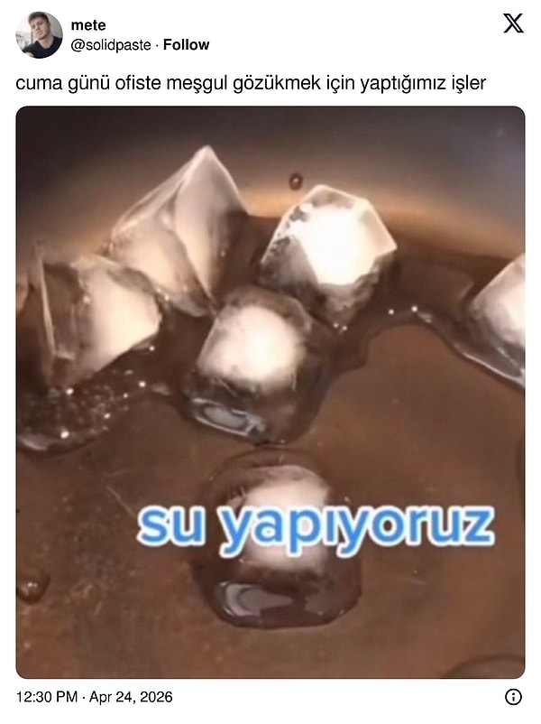 Olabilir o da bir ihtiyaç.