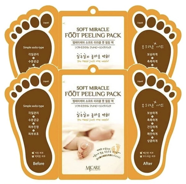 MJCARE Ayak Peeling Maskesi, bebeski yumuşaklıkta ayaklara merhaba demenizi sağlıyor.