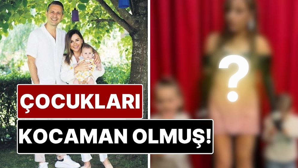 Merve Özbey'in Çocukları Elif Özüm ve Emir Kocaman Olmuş!