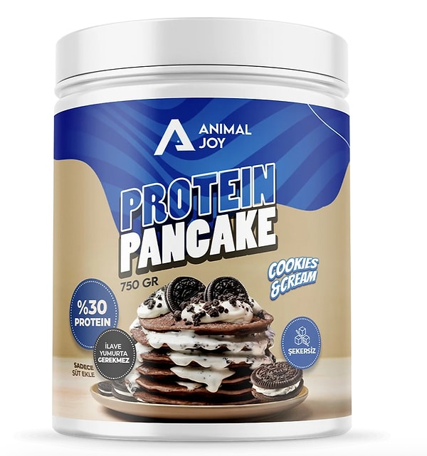 Animal Joy Protein Pankek Mix, güne yüksek proteinli ve lezzetli bir başlangıç yaptırıyor.