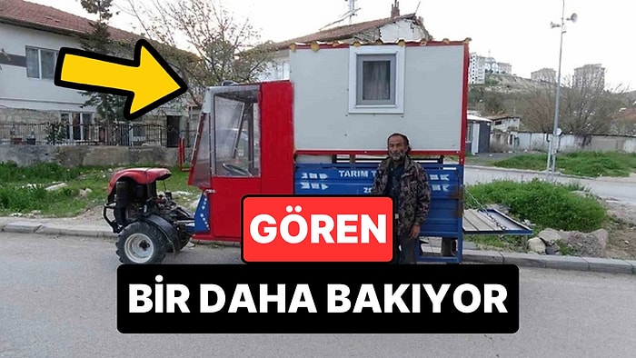 Ev Bulamayınca Çözümü Kendi Aracını Karavana Dönüştürmekte Buldu