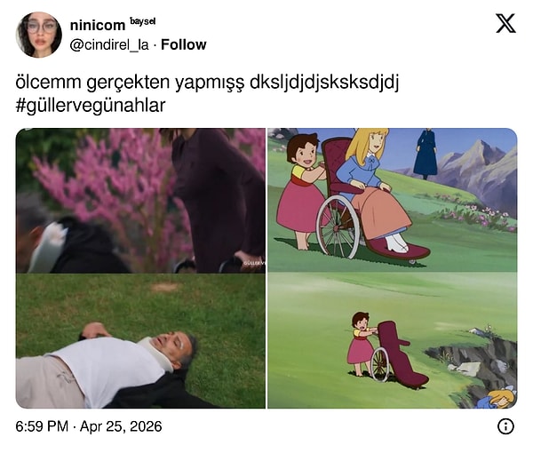 3. Senarist gerçekten X'te sizi izliyor olabilir.