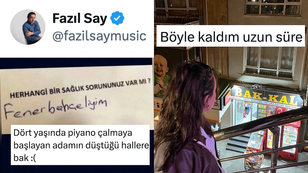 Fazıl Say'ın Derbi Tepkisinden Talimatlara Uyanlara Son 24 Saatin Viral Tweetleri