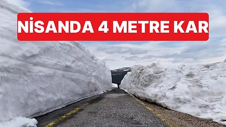 Nisan Ayında Ordu'da 4 Metre Kar Görüldü: Karla Mücadele Hala Devam Ediyor