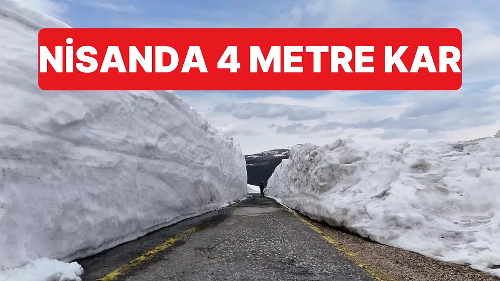 Nisan Ayında Ordu'da 4 Metre Kar Görüldü: Karla Mücadele Hala Devam Ediyor