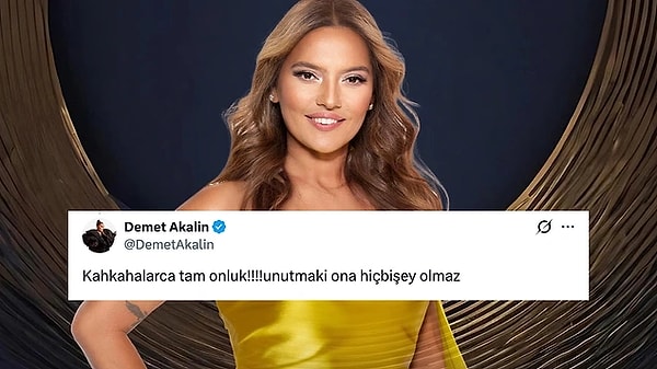Demet Akalın, Şanlıurfa ve Kahramanmaraş saldırılarının ardından Gülben Ergen'in Gırgıriye Müzikali sonrası verdiği röportajı eleştirmişti.