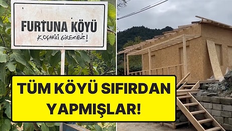 Taşacak Bu Deniz'deki Furtuna Köyü Nasıl Yapıldı? Yapım Aşaması Ortaya Çıktı!