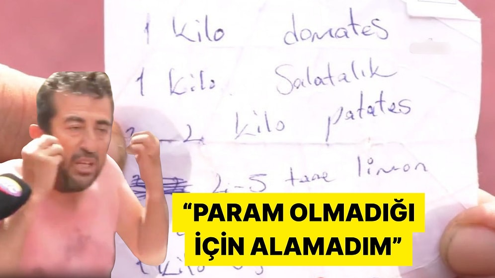 Açlık Grevindeki Bir Maden İşçisi Elindeki Pazar Listesini Göstererek İsyan Etti