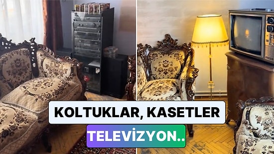 Yine Geçmişe Yolculuk: 1970'lerden Kalma Evin Dekorasyonu Herkesi Duygulandırdı