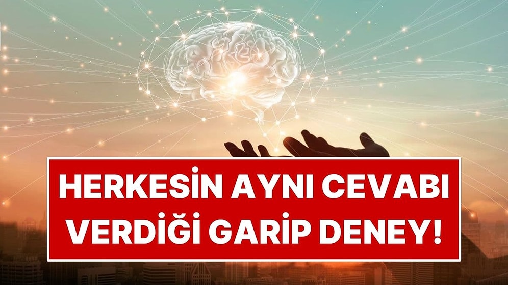 İnsanların %98'inin Aynı Cevabı Verdiği Deney!