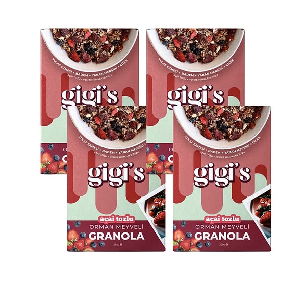 Açai Orman Meyveli Granola, "granola15" kodu ve 3 al 2 öde fırsatıyla sizlerle!