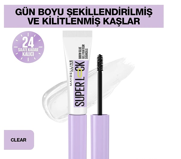 Maybelline New York Kaş Sabitleyici, 743 TL yerine 499 TL'lik fiyatıyla bakışlarınızı sabitliyor.