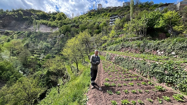 Dedesinden ve babasından kalan taş ustalığını sürdüren Temel Ayık, yıkılan duvarları onararak sistemi diri tutuyor.