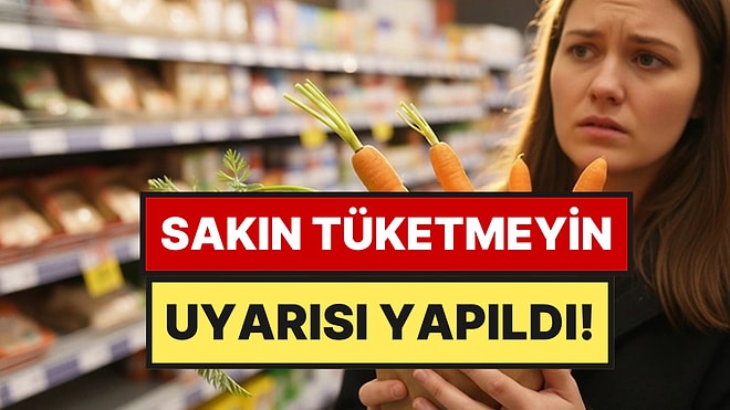 Tüketmeyin Uyarısı Yapıldı: Marketlerde Satılan Organik Havuçlar Geri Toplatılıyor