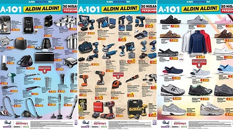 A101'e Makarna ve Erişte Makinesi Geliyor! 30 Nisan 2026 A101 İnternete Özel Aldın Aldın Kataloğu