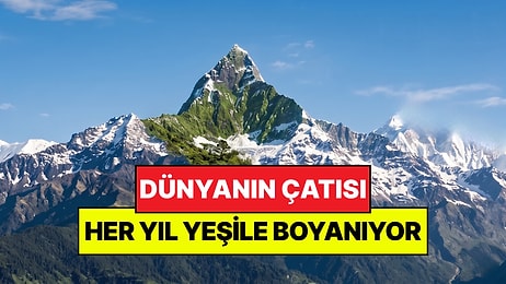 "Dünyanın Çatısı" Olarak Biliniyor: İnsanlar Yüzünden Rengi Yeşile Boyanıyor
