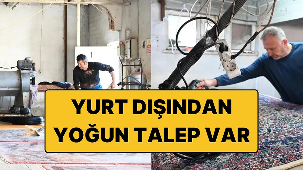 Yola Atıp Eskittikleri Halıları Avrupa'ya Satıp Servet Kazanıyorlar!