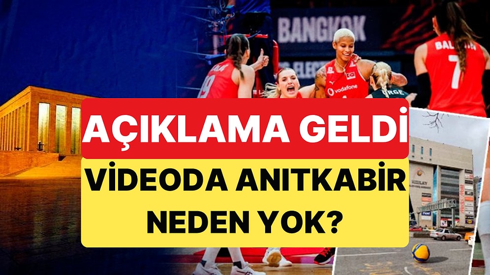 Yayınladığı Videoda Anıtkabir'e Yer Vermeyen Türkiye Voleybol Federasyonu Açıklama Yaptı
