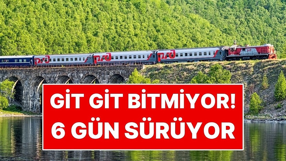 Tek Bir Tren Hattı 9 Bin 289 Kilometre Uzanıyor: Bitirmek 6 Gün