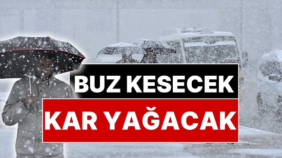 İçişleri Bakanlığı Açıkladı: 7 Şehirde Kar Yağışı Bekleniyor
