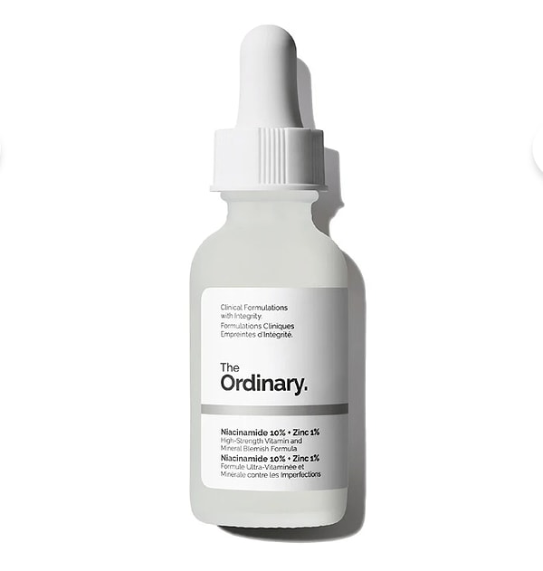 The Ordinary Niacinamide %10 + Zinc %1, leke ve gözenek görünümüne karşı profesyonel bir çözüm sunuyor.