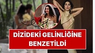 Herkesten Gizli Evlenen Nesrin Cavadzade'nin Gelinliği Sandık Kokusu'nda Giydiği Gelinliğe Benzetildi
