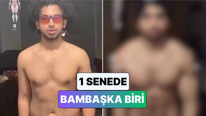 1 Yıl Boyunca Düzenli Spor Yapan Genç Yaşadığı Değişimi Paylaştı