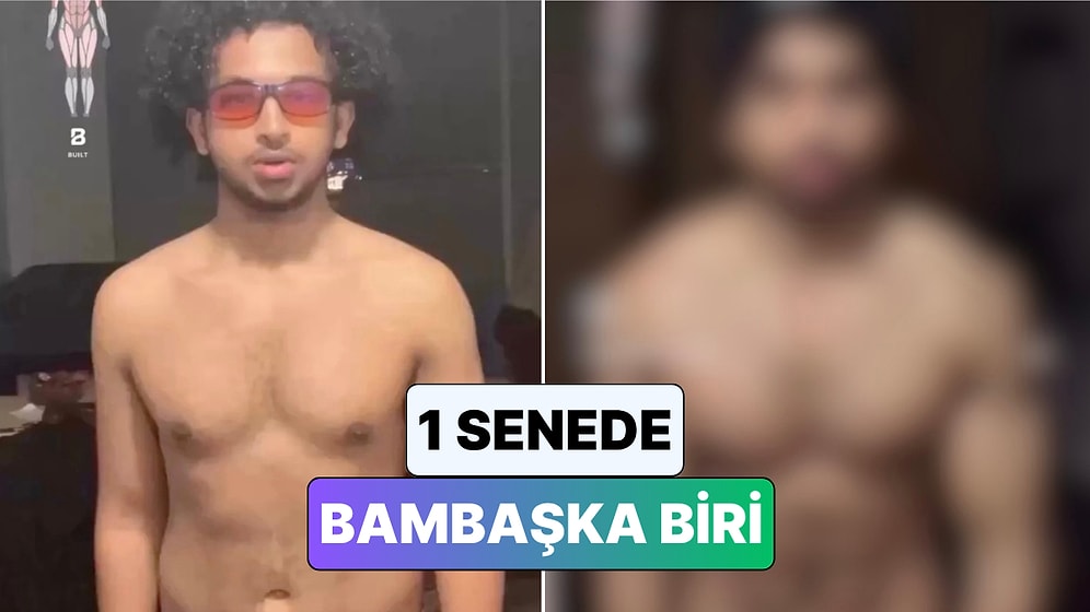 1 Yıl Boyunca Düzenli Spor Yapan Genç Yaşadığı Değişimi Paylaştı