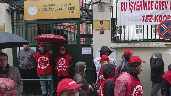 Özel İtalyan Lisesi'nde grev: MEB'in hamlesine mahkeme "Dur" dedi.