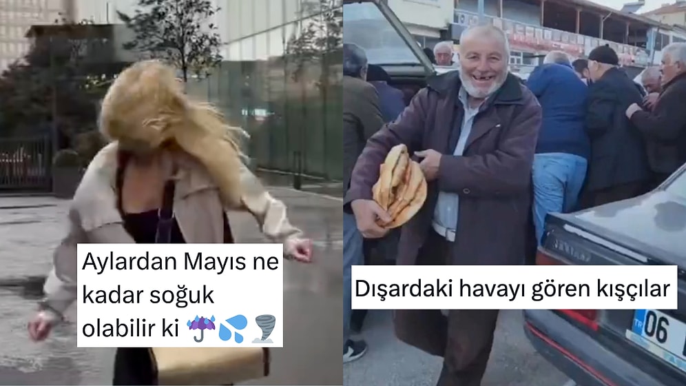 Mayıs Ayına Girmemize Rağmen Havaların Isınmamasını Diline Dolayan Kişiler