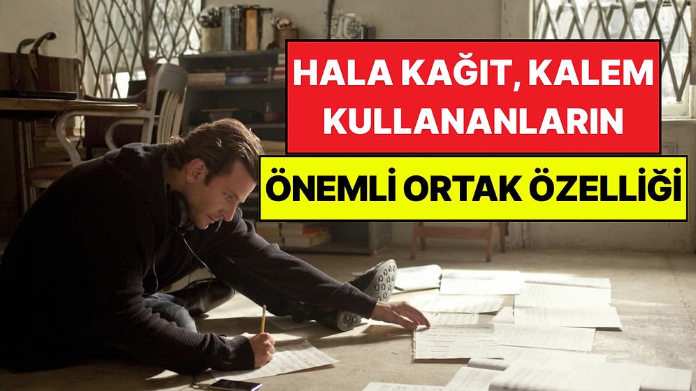 Psikologlar Açıkladı: Hala Kağıt, Kalem Kullananların Tek Ortak Özelliği Belli Oldu
