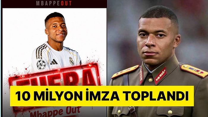 Real Madrid Taraftarı Mbappe'yi Takımdan Göndermek İçin İmza Kampanyası Başlattı