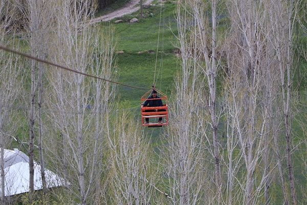 Teleferik sistemini kurduktan sonra herkesin çok şaşırdığını belirten Direk şu ifadeleri kullandı:
