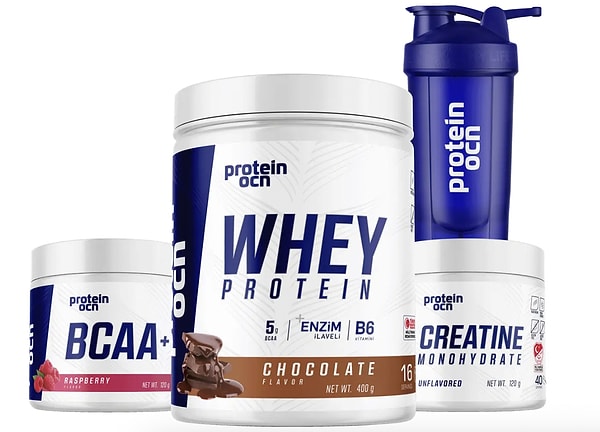 Protein Ocean Fitness Paketi, Pocket Shaker hediyesiyle birlikte 1.736 TL yerine 1399 TL!