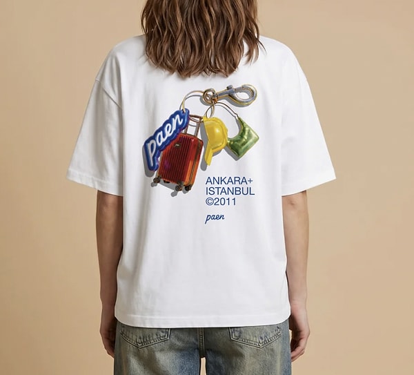 PAEN Unisex Oversize T-shirt, 999 TL yerine 349,50 TL’ye düştü.