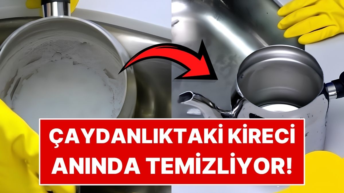 Sirke Kullanmayı Bırakın! Çaydanlıktaki Kireci 2 Dakikada Söküp Atan Yöntem