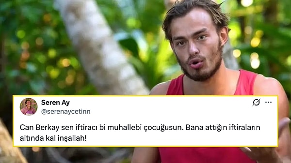 Survivor Seren Ay'dan Can Berkay'a şoke eden sözler!