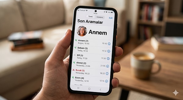 1. Telefon rehberindeki "En Çok Arananlar" listesinde zirve yapmıştır.