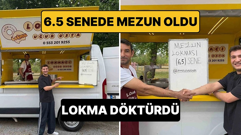 6,5 Yılda Mezun Olan Öğrenci Kutlama İçin Kredi Çekip Lokma Döktürdü