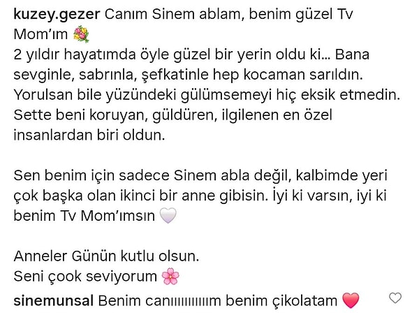İşte Sinem Ünsal’a sözleri 👇