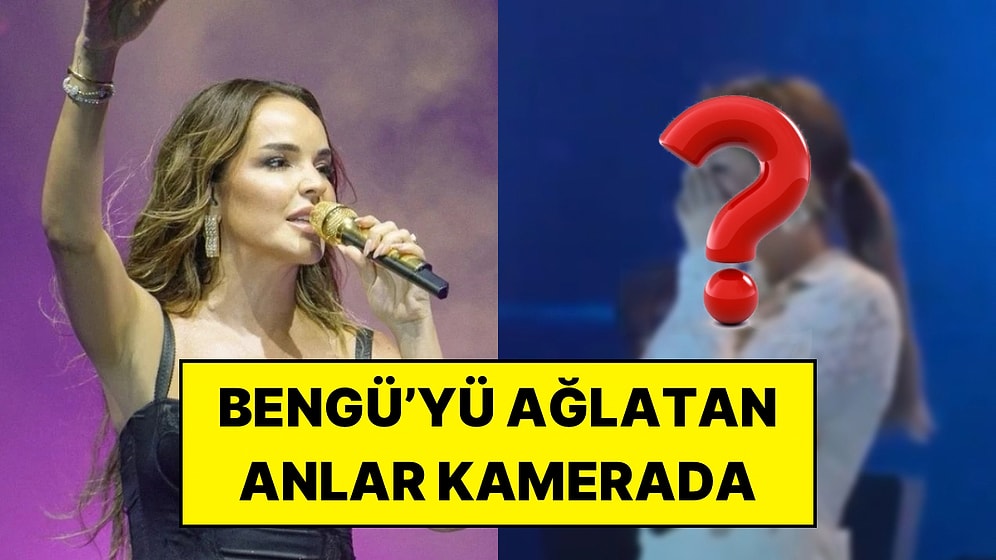 Ünlü Şarkıcı Bengü Mersin Konserinde Sahnede Gözyaşlarına Boğuldu