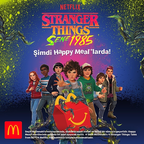 Koleksiyon heyecanı Happy Meal menülerinde