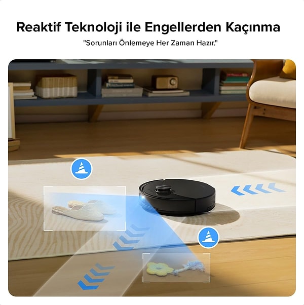 Yerde unutulan çoraplar, kablolar veya evcil hayvan kapları artık birer engel değil!