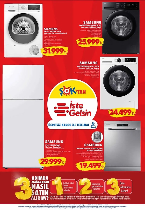 Siemens 9 kg Çamaşır Kurutma Makinesi 31.999 TL