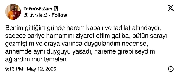 Duygulandığını ifade edenler oldu.