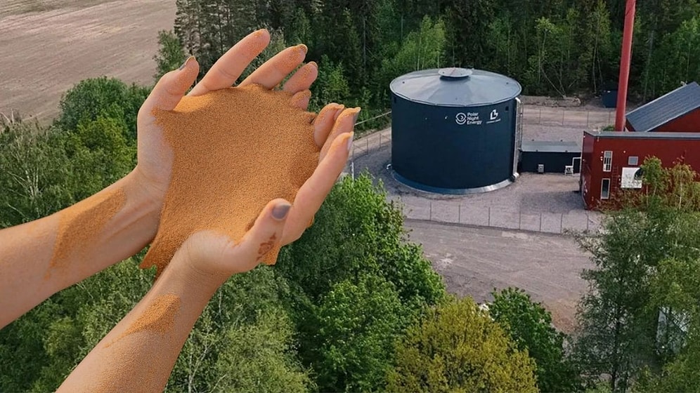 They Are Heating The Whole Town With Sand Heated To 600 Degrees