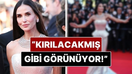 Demi Moore’un Cannes’daki Son Hali Olay Oldu: Zayıflığı Sosyal Medyada Tartışma Yarattı