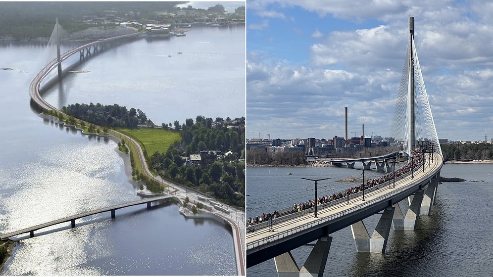 The World's Longest Bridge has Opened in Helsinki