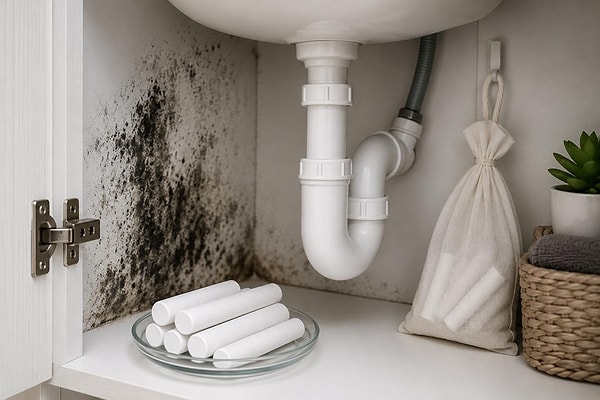 The fundamental reason why chalk is so effective in household cleaning lies in its high absorption power, which is attributed to its compressed structure of gypsum and lime.